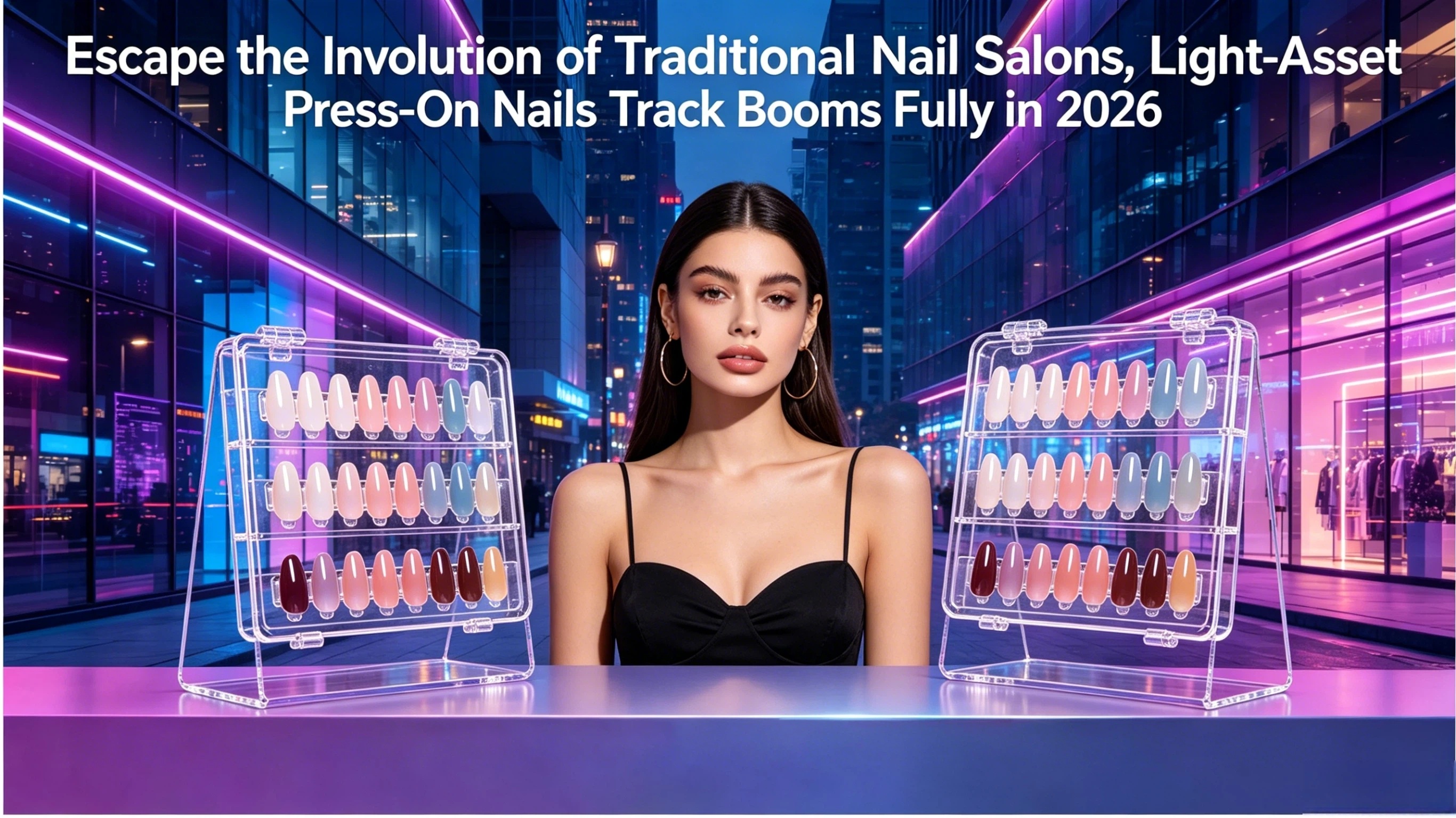 Main Title: Escape the Involution of Traditional Nail Salons, Light-Asset Press-On Nails Track Booms Main Title: Escape the Involution of Traditional Nail Salons, Light-Asset Press-On Nails Track Booms