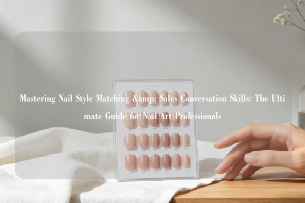 Mastering Nail Style Matching & Sales Conversation Skills: The Ultimate Guide for Nail Art Professionals